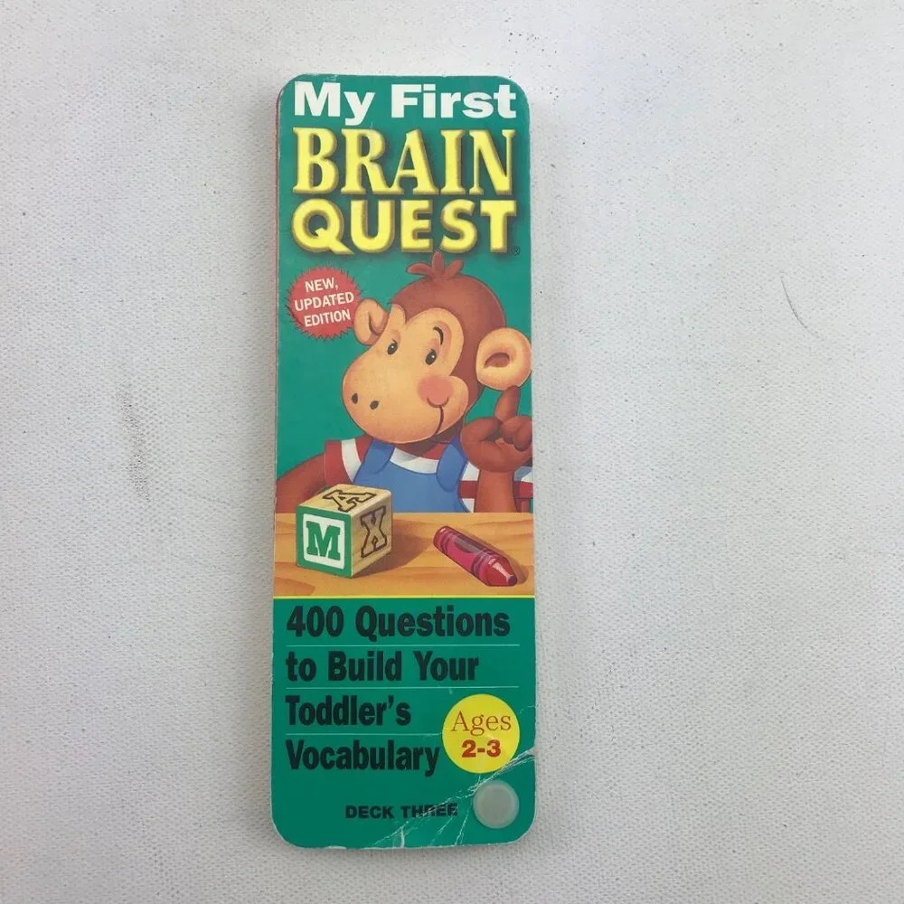 My First Brain Quest Build Toddler Vocabulary Flash Cards